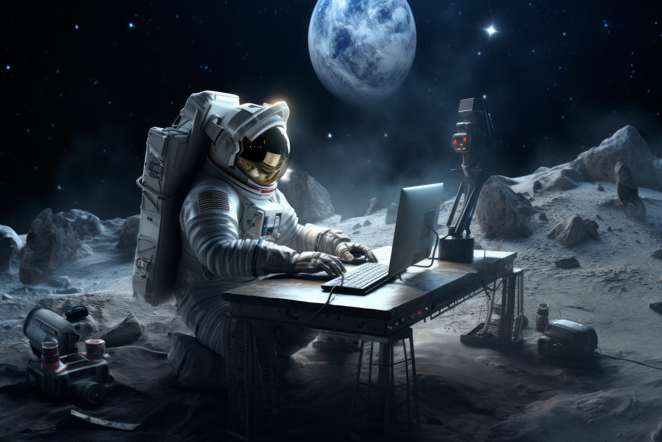 3d-rendering-astronaut